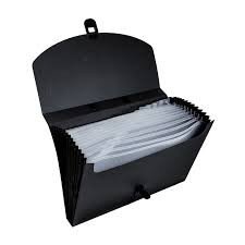 MALETA SANFONADA OFICIO C/12 DIVISORIAS EXECUTIVE PRETA DELLO	