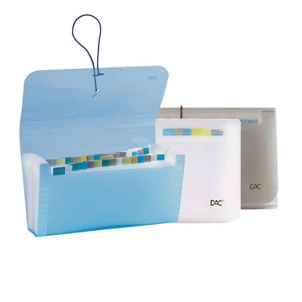 PASTA SANFONADA PORTA CHEQUES 31 DIVISORIAS DAC	