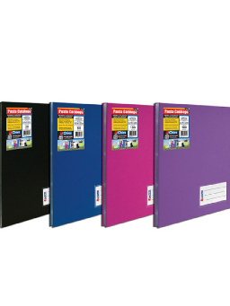 PASTA CATALOGO OFICIO C/25 SACOS C/COLCHETE COLORS CHIES	