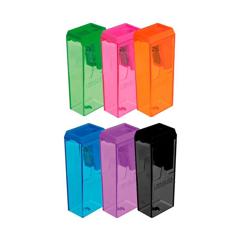 APONTADOR BLOCO 6CM COM DEPOSITO LEOELEO	