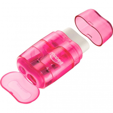 APONTADOR COM BORRACHA CONNECT TRANSLUCIDO MAPED	