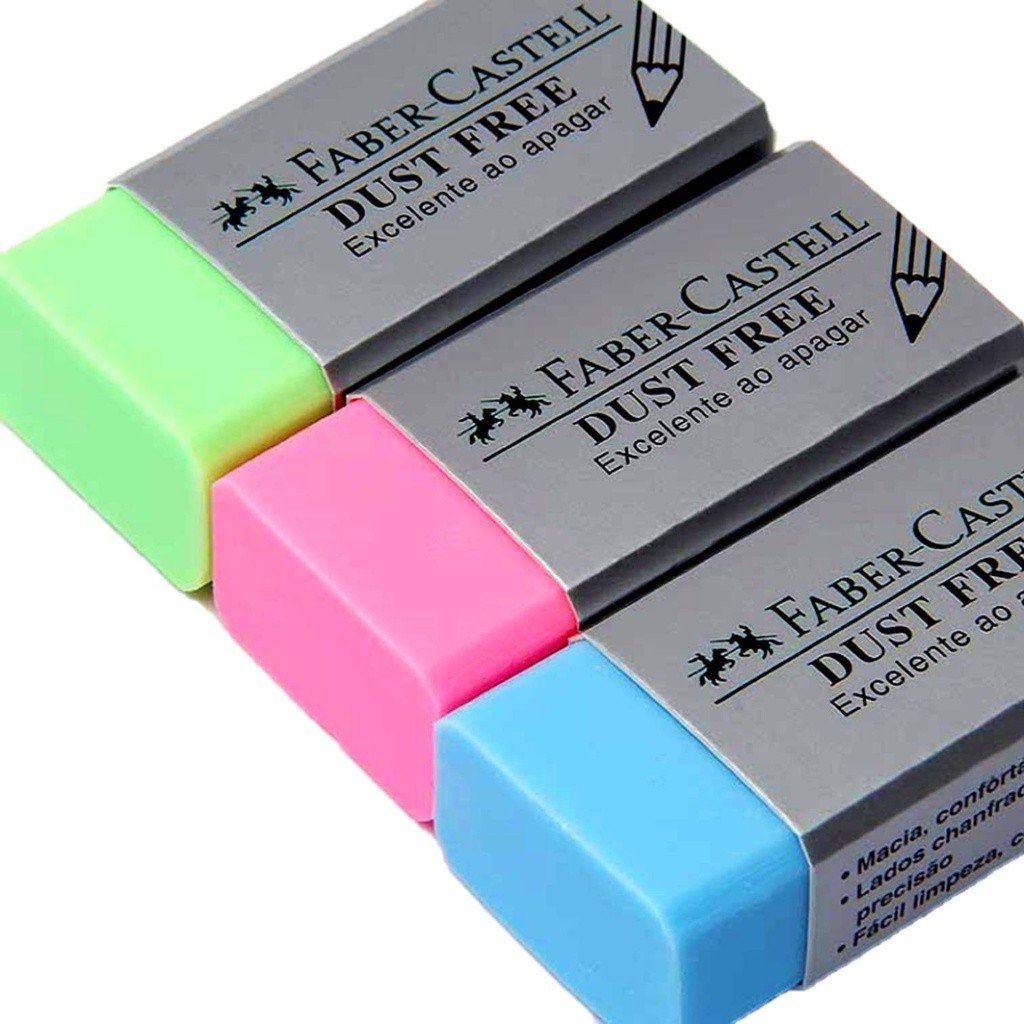 BORRACHA DUST FREE COLORS FABER CASTELL	