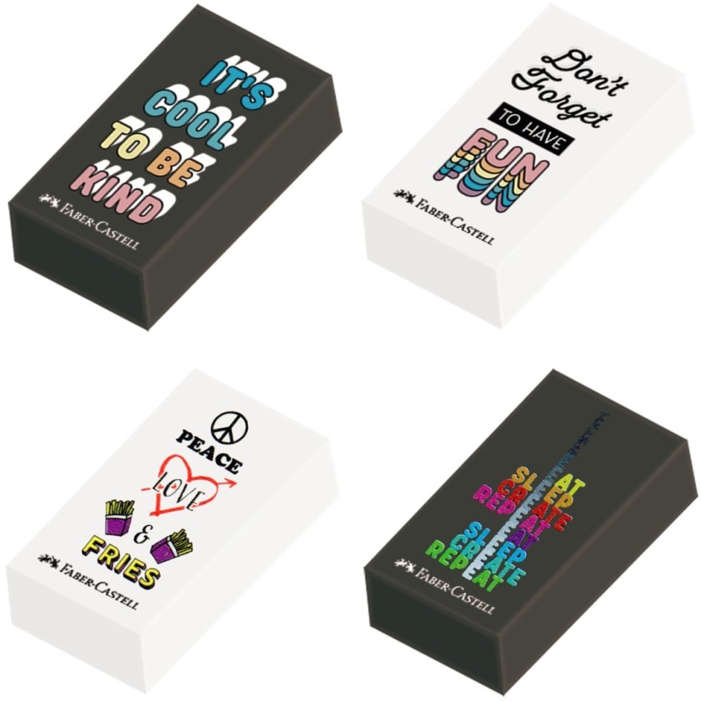 BORRACHA FANTASIA POSTER BRANCA FABER CASTELL	