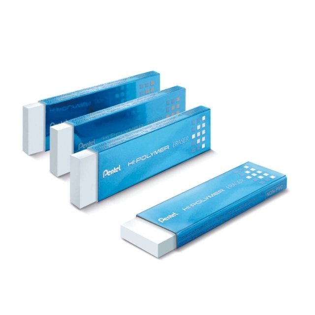 BORRACHA SLIM ERASER HI-POLYMER PENTEL	