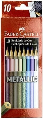 ECOLAPIS COR METALLIC 10 CORES FABER CASTELL	