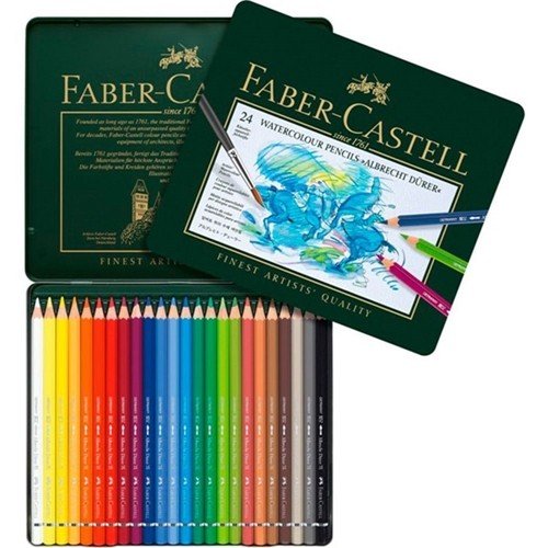 LAPIS AQUARELA 24 CORES FABER CASTELL	
