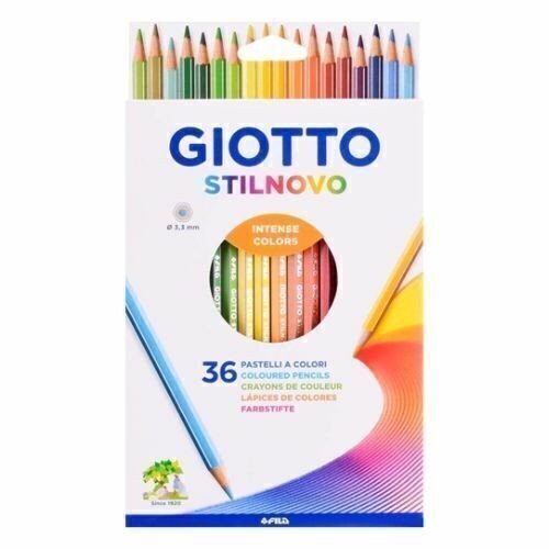LAPIS DE COR GIOTTO 3.0 ESTOJO 36 CORES GIOTTO	
