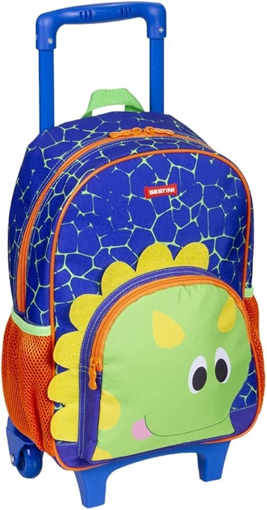 	MOCHILA C/RODINHA M KIDS X DINO 2 SESTINI
