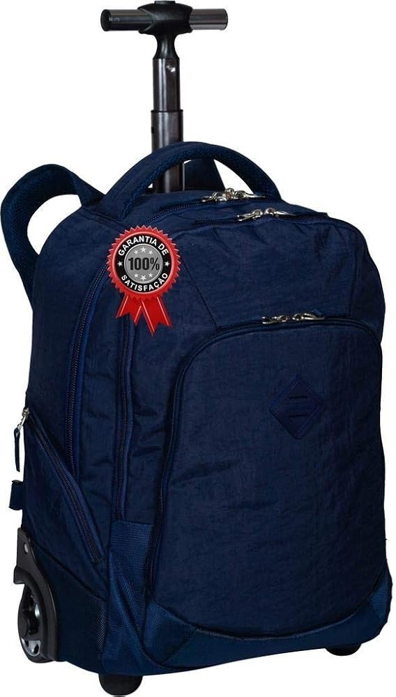 	MOCHILA C/RODINHAS 2 COMPARTIMENTOS ROLLING CRINKLE SESTINI