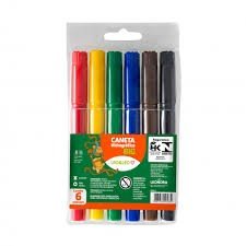 CANETINHA HIDROCOR BIG C/6 CORES LEOELEO	