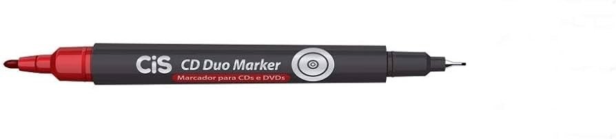 CANETA CD/DVD DUO MARKER CIS	