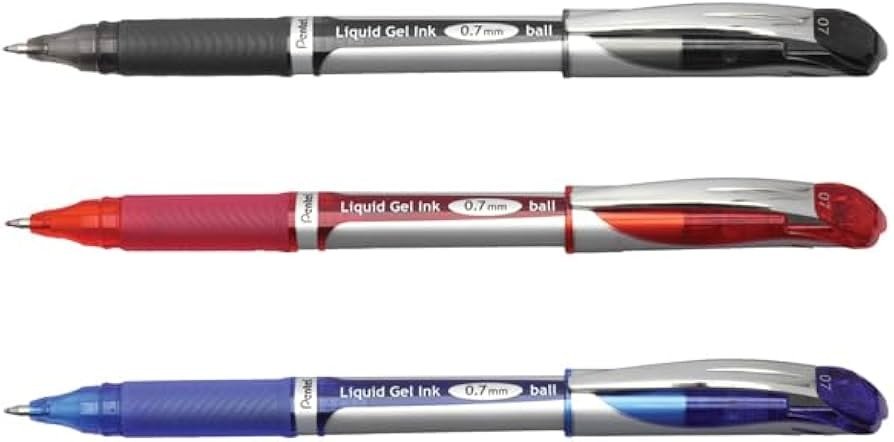 CANETA ENERGEL C/TAMPA 1,0MM AZUL RECARREGAVEL PENTEL	