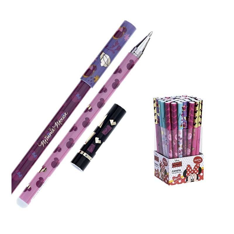 CANETA ESF RETRATIL MINNIE MOLIN	