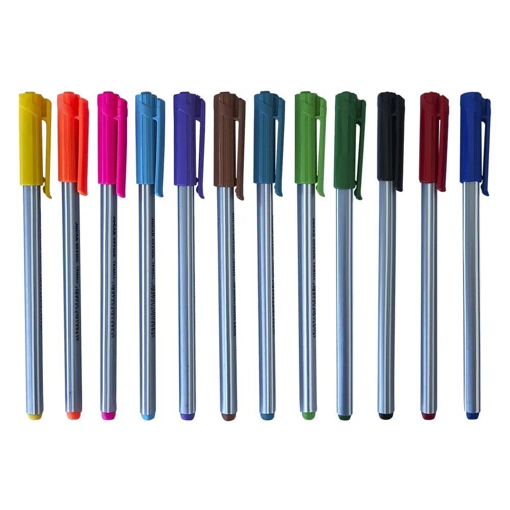 CANETA ESF.TRIBALL PONTA MEDIA 1.0MM JOCAR OFFICE	