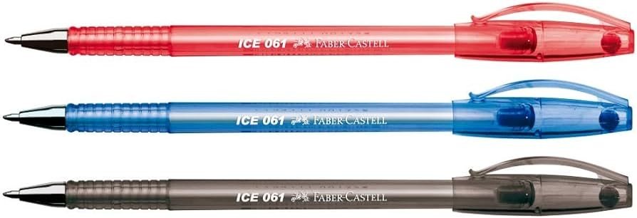 CANETA ESFEROGRAFICA 061 ICE FABER CASTELL	