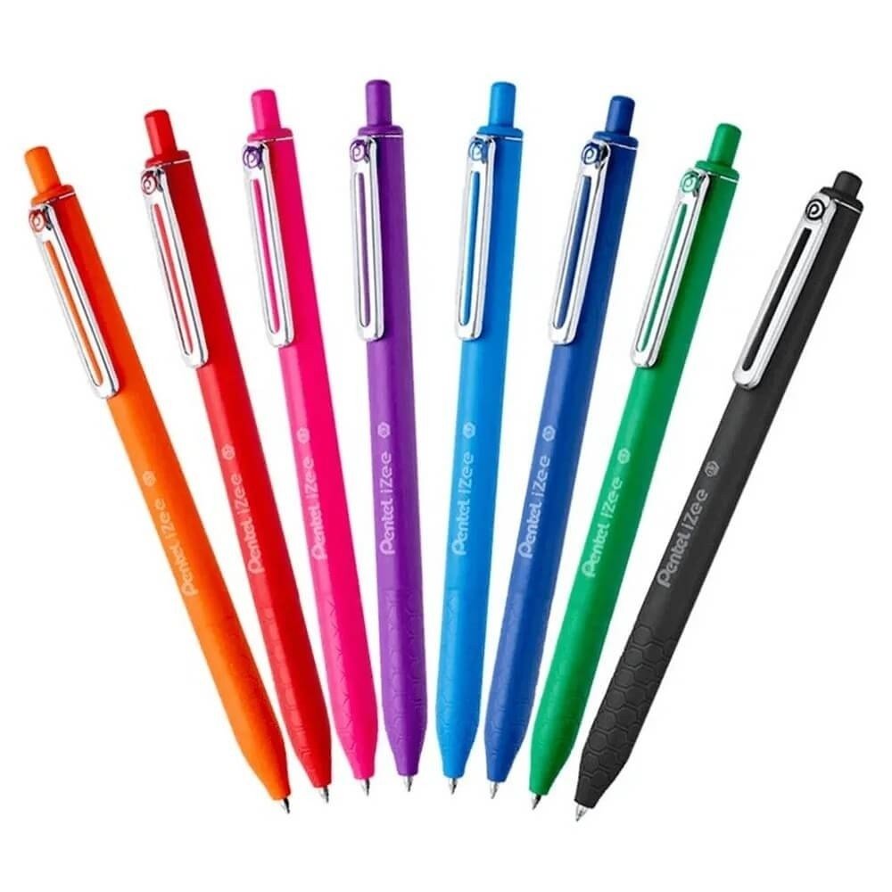 CANETA ESFEROGRAFICA RETRATIL 0.7MM IZEE PENTEL	