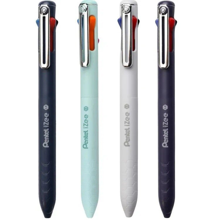 CANETA ESFEROGRAFICA RETRATIL 1,0MM IZEE 4 PENTEL	