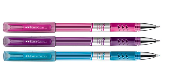 CANETA ESFEROGRAFICA XTREME COLORS 1.0 FABER CASTELL	