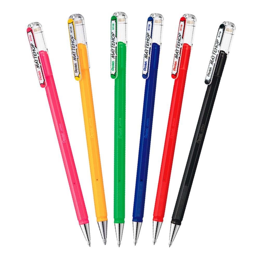 CANETA GEL HYBRID MILK 0.8MM CORES PAS PANTEL	 