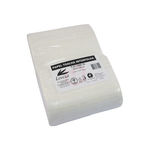PAPEL TOALHA INT 20X20 C 1000 FLS LEVEZA FLAMINGO	