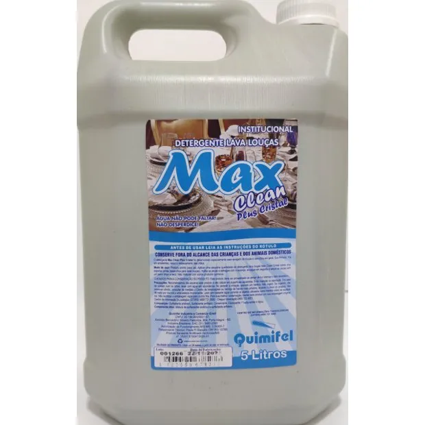 DETERGENTE CRISTAL 5 LITROS QUIMIFEL	