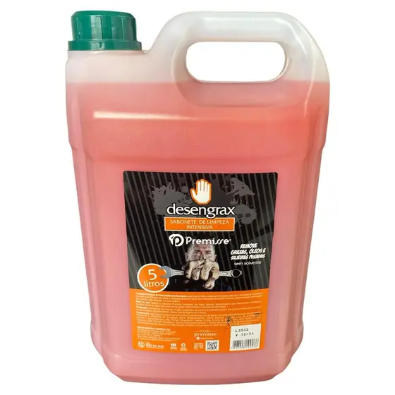 SABONETE LIQUIDO DESENGRAXANTE DE LIMPEZA INTENSIVA PARA AS MAOS 5 LITROS PREMISSE	