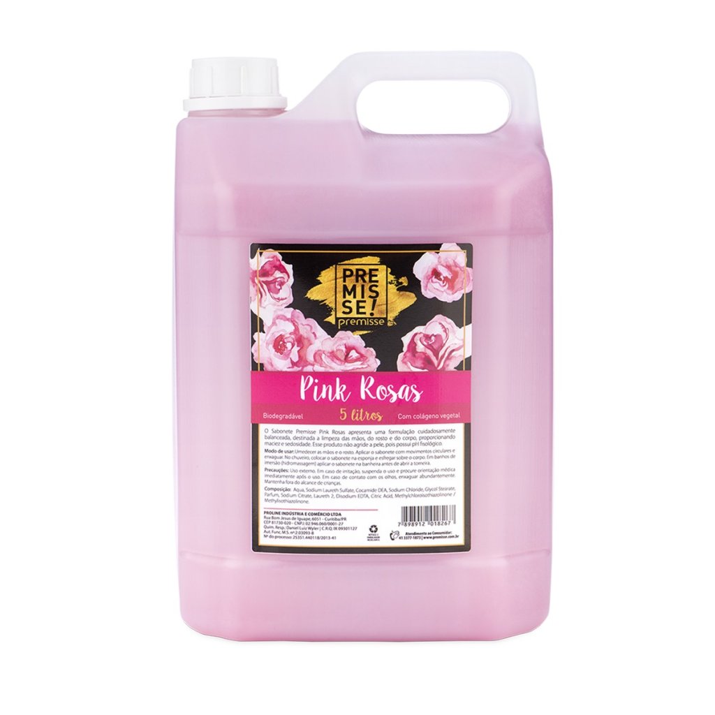 SABONETE LIQUIDO PINK ROSAS 5 LITROS PREMISSE	