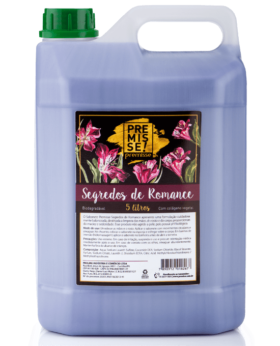SABONETE SEGREDOS DE ROMANCE 5 LITROS PREMISSE	