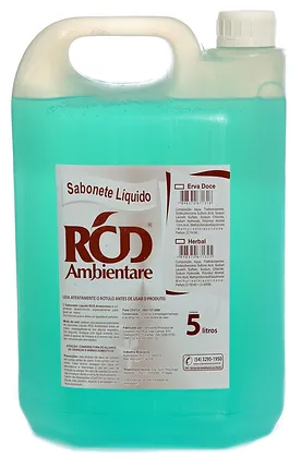 SABONETE LIQUIDO ERVA DOCE 5 LITROS RCD	