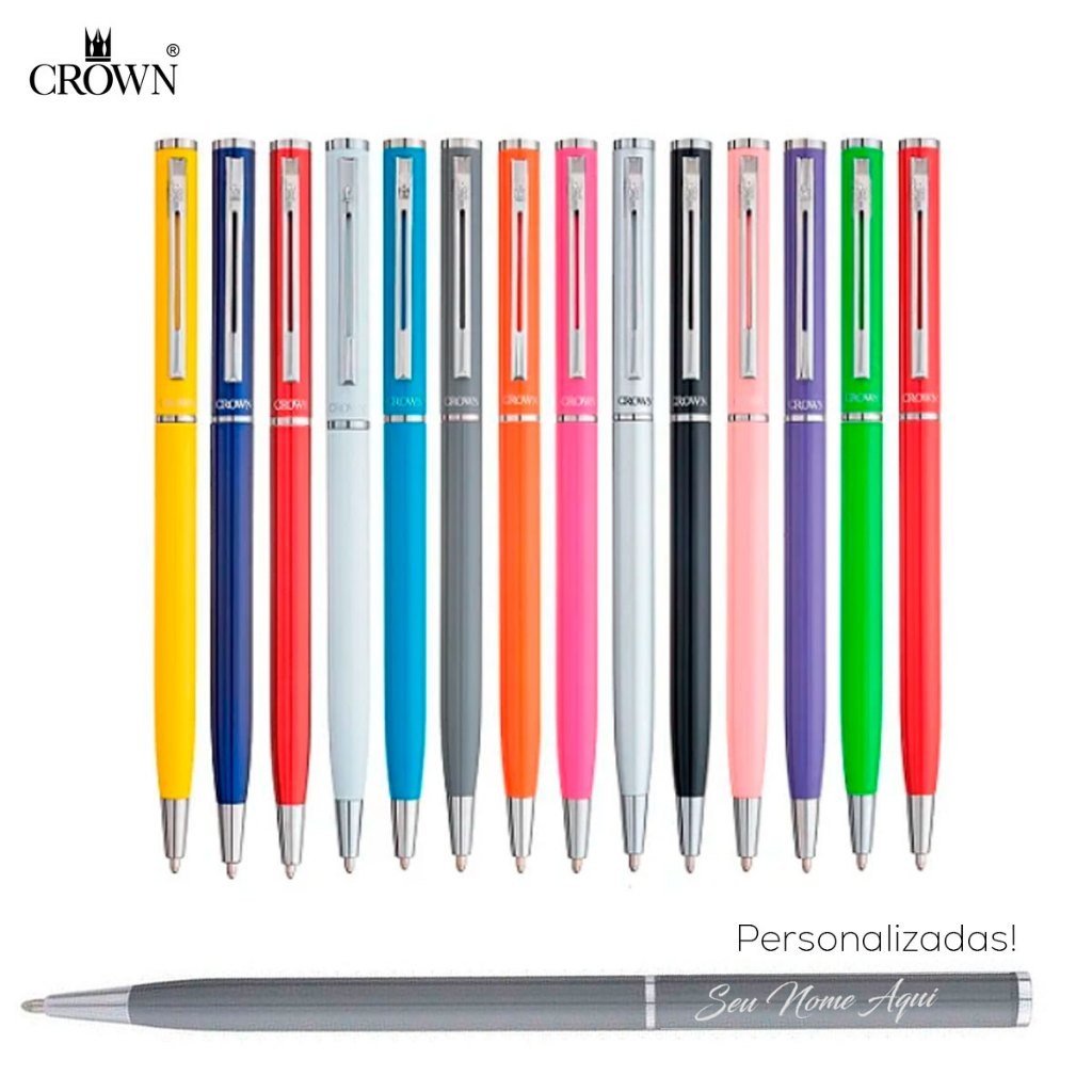 CANETA CROWN HAWAI ESF COLORS - CROWN	