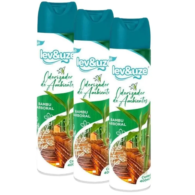 AROMATIZANTE DE AMBIENTE AR  BAMBU ARBORAL GRADAVEL 400ML LEV&UZE