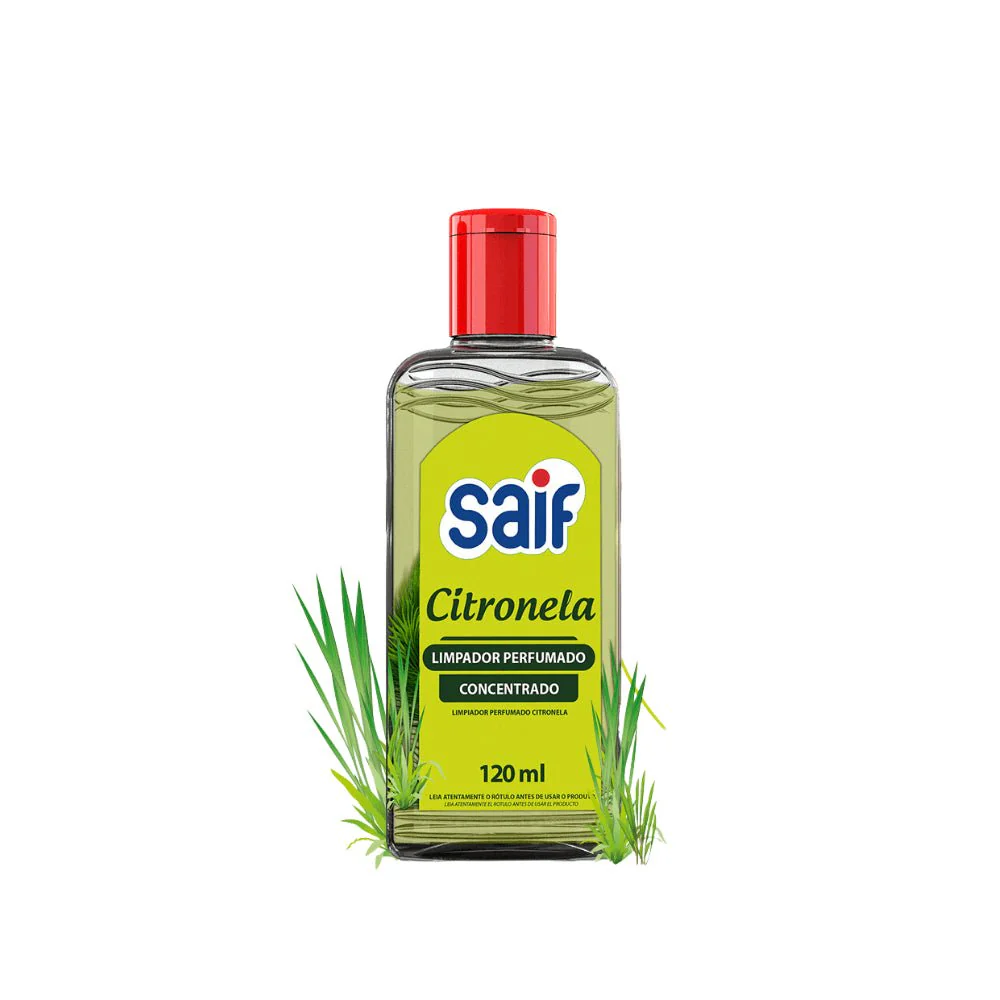 LIMPADOR PERFUMADO CITRONELA CONCENTRADO 120ML SAIF 