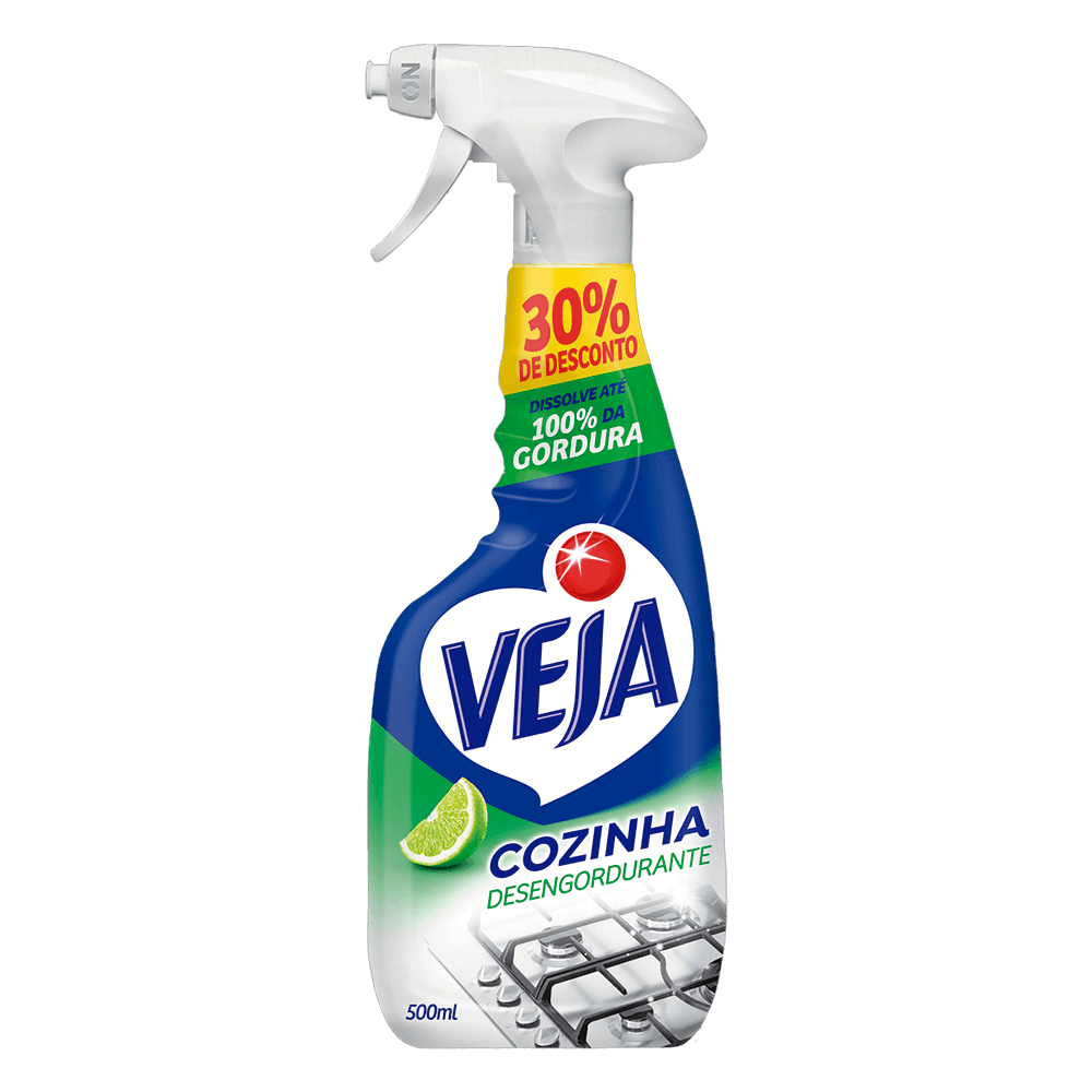 LIMPADOR COZINHA PULVERIZADOR 500ML 30% DESC VEJA