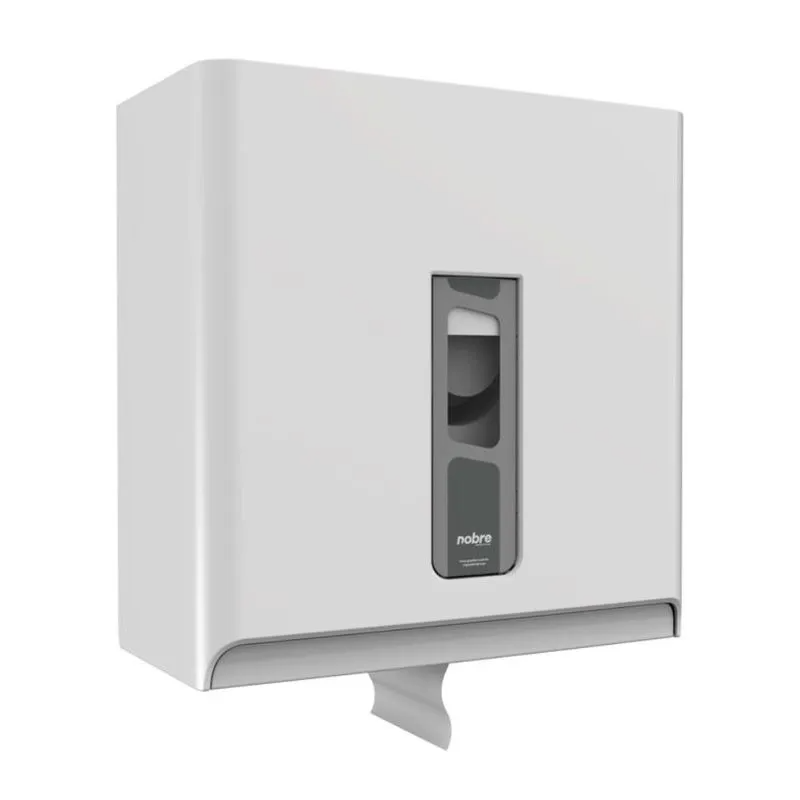 DISPENSER PARA PAPEL HIGIENICO ROLAO 300/500M BRANCO NOBRE
