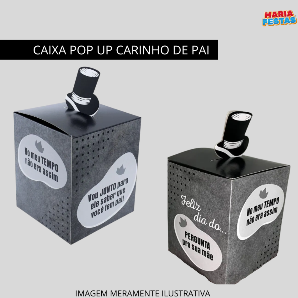 CAIXA POP UP Carinho De  Pai 