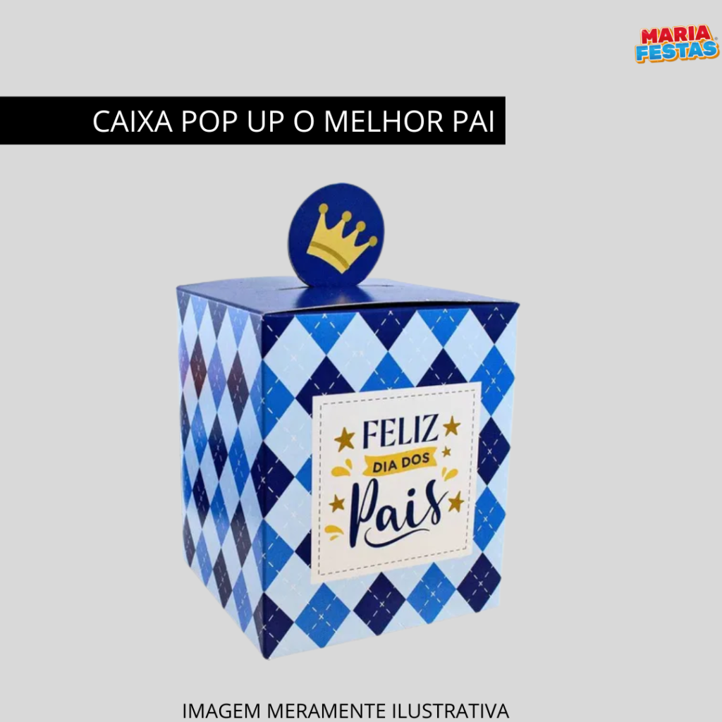 CAIXA POP UP O Melhor Pai 