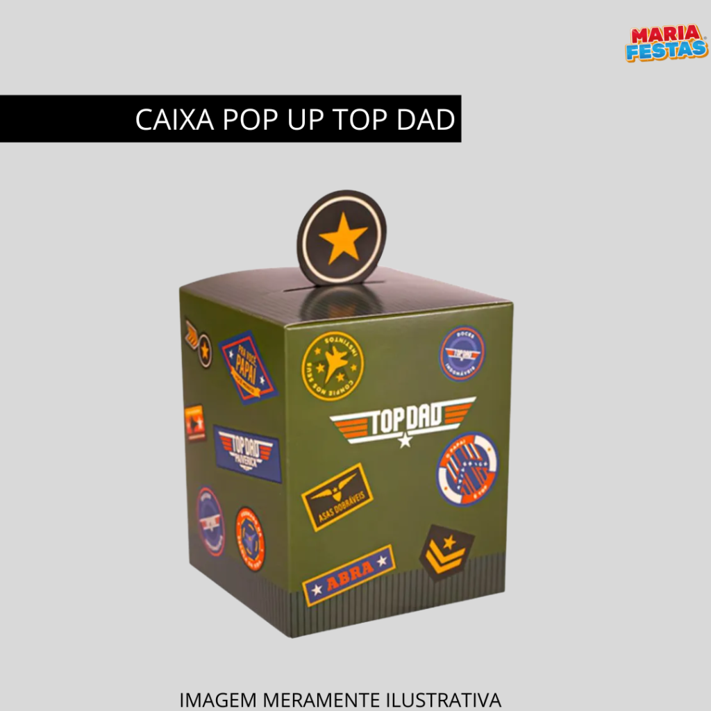 CAIXA POP UP TOP DAD 