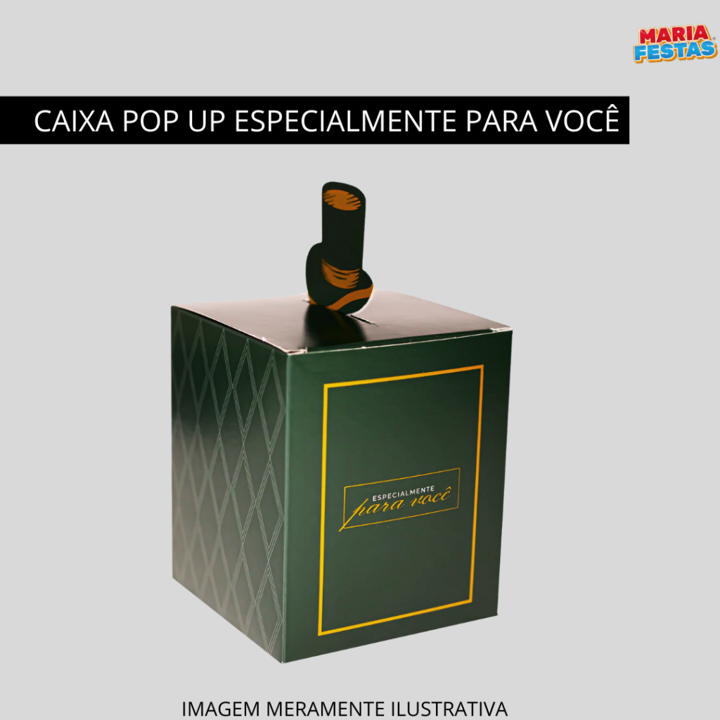CAIXA POP UP ESPECIALMENTE PARA VOCÊ 