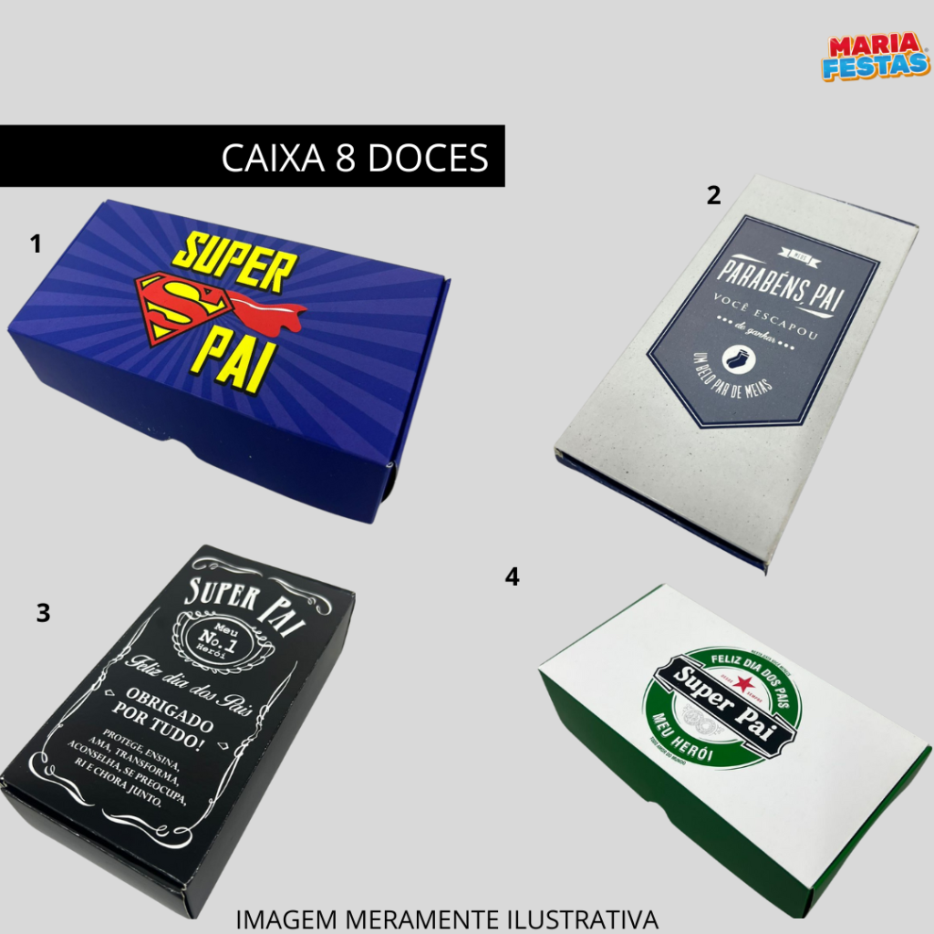 Caixa 8 doces 