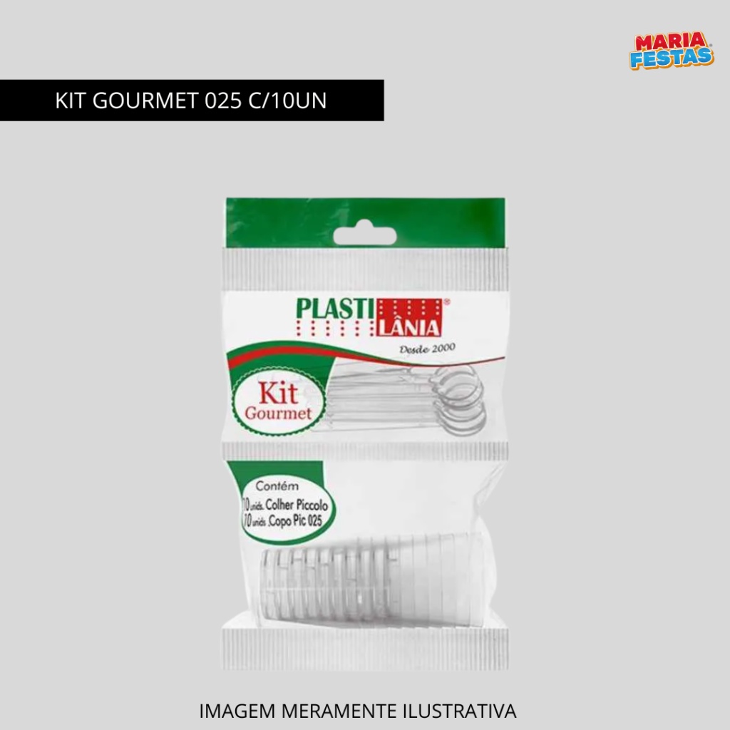 KIT GOURMET 025 C/10UN.
