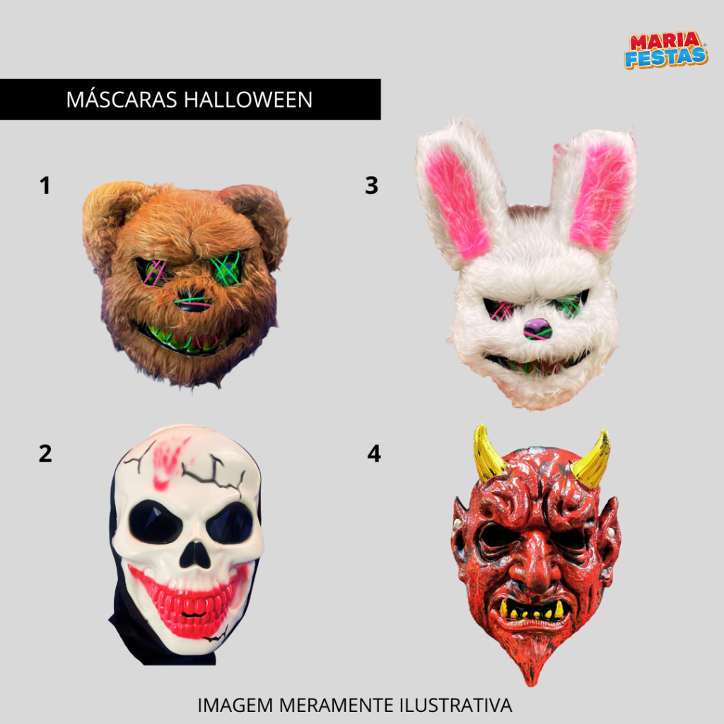 MÁSCARAS HALLOWEEN.