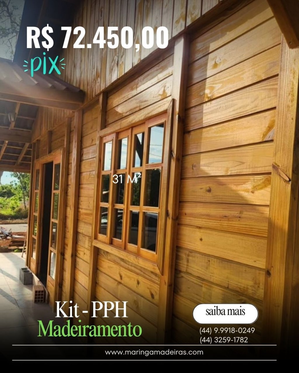 Kit Casa Pré Fábricada 20CPF