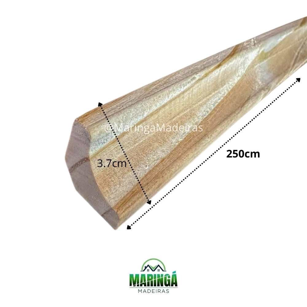 Meia Cana de Pinus Natural 250cm