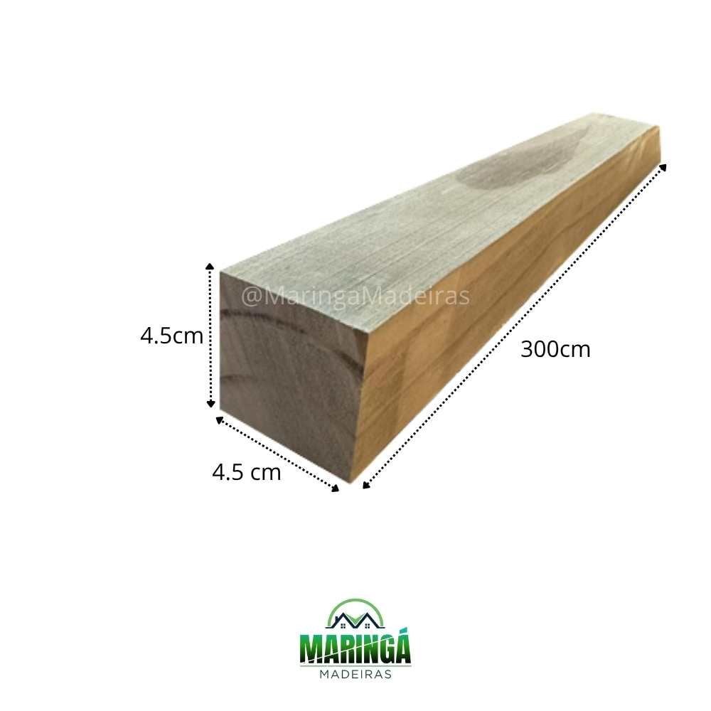 Barrote 4.5x4.5x300cm De Pinus Tratado Autoclave CCA