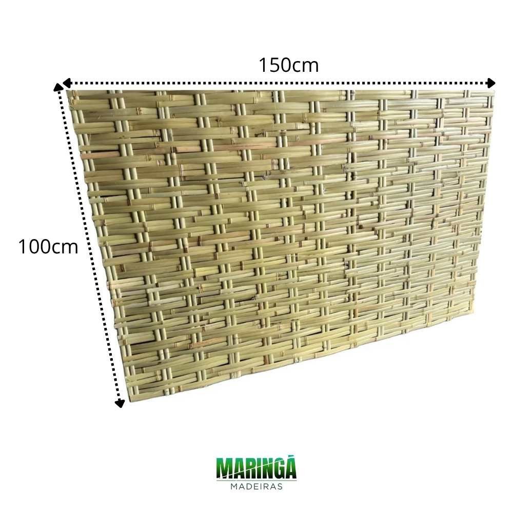 Forro de Bambu Placa 100x150cm