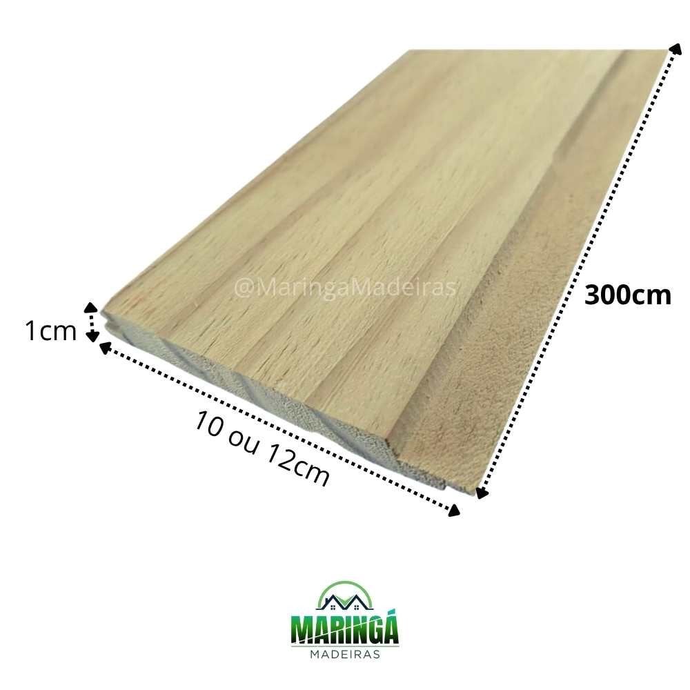 Forro 1x12x300cm De Pinus Tratado Autoclave CCA