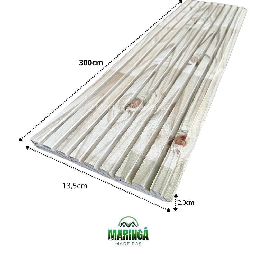 Painel Ripado - (2x9.5x300cm) Tratado