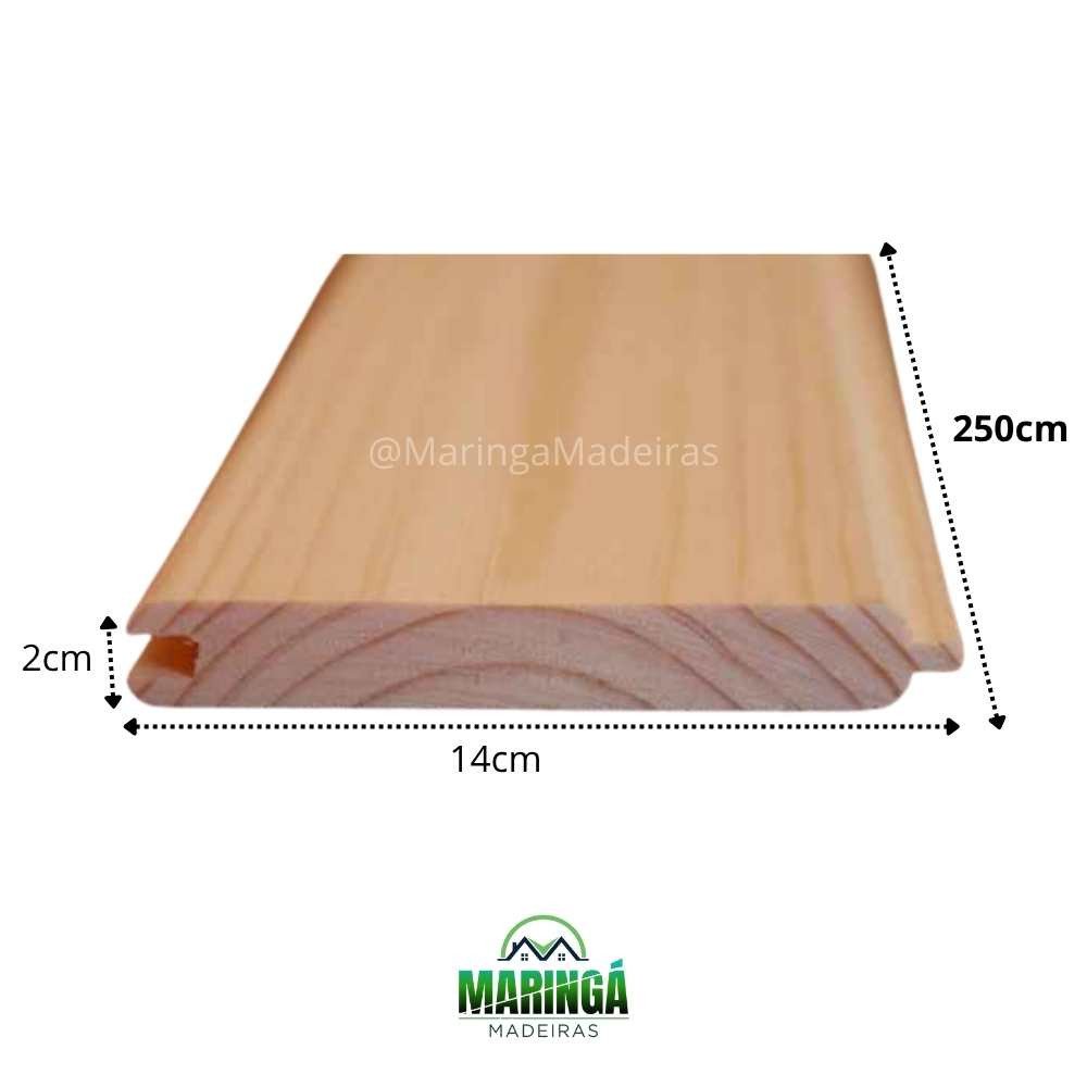 Parede 2.1x14x250cm Pinus Natural