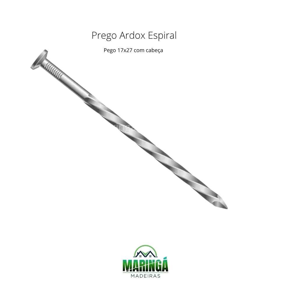 Prego Ardox 17x27 aço