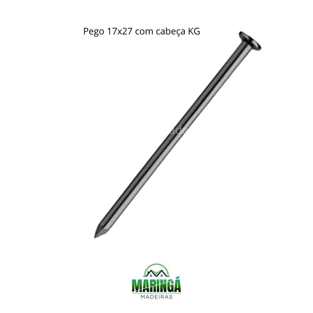 Prego 17x27 aço